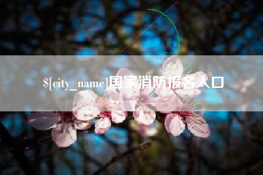 楚雄国家消防报名入口