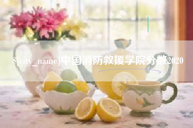 楚雄中国消防救援学院分数2020
