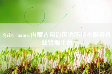 楚雄内蒙古自治区消防技术服务执业管理平台