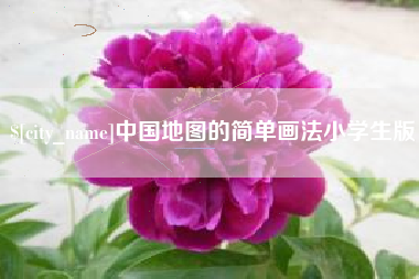 楚雄中国地图的简单画法小学生版