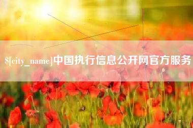 楚雄中国执行信息公开网官方服务