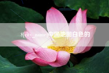 楚雄中国地图白色的