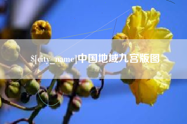 楚雄中国地域九宫版图