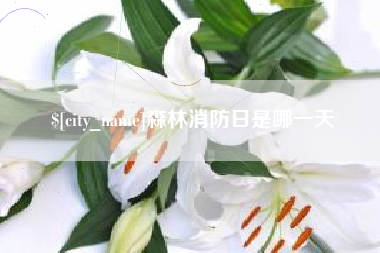 楚雄森林消防日是哪一天