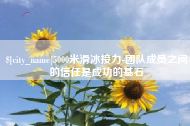 楚雄5000米滑冰接力-团队成员之间的信任是成功的基石