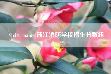 楚雄浙江消防学校招生分数线