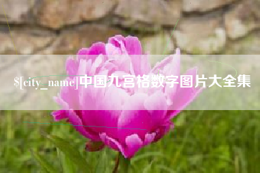 楚雄中国九宫格数字图片大全集