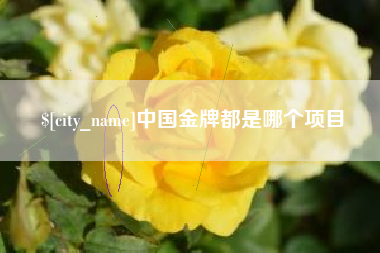 楚雄中国金牌都是哪个项目