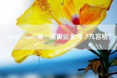 楚雄第一波奥运金牌“九宫格”