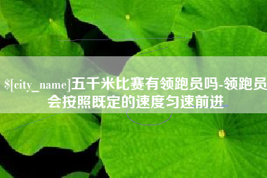 楚雄五千米比赛有领跑员吗-领跑员会按照既定的速度匀速前进