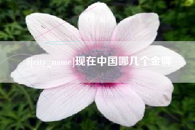 楚雄现在中国哪几个金牌